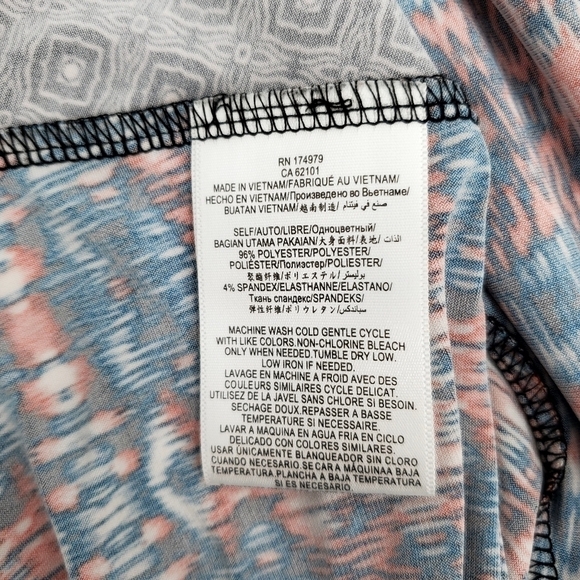 BCBGeneration Printed Mixed Media Swing Dress - Picture 7 of 8